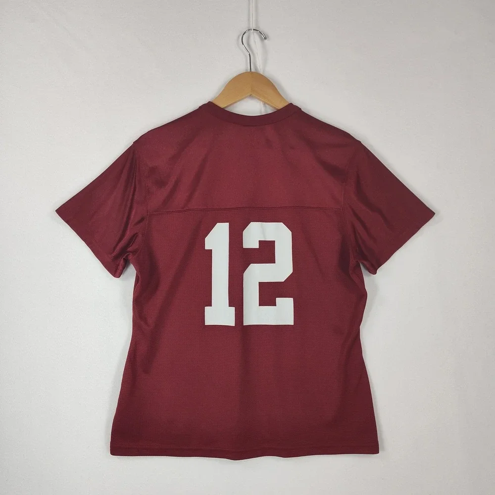 Nike Alabama Crimson Tide Jersey Womens Large Red 12 Football Top